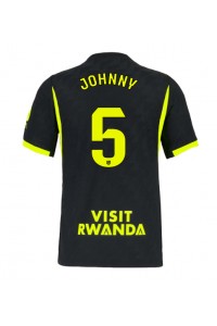 Atletico Madrid Johnny Cardoso #5 Fotballdrakt Borte Klær 2026-27 Korte ermer